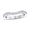 Thumbnail Image 1 of Previously Owned Diamond Wedding Band 3/8 ct tw Round-cut 14K White Gold - Size 4.25