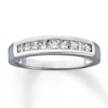 Previously Owned Wedding Band 1 ct tw Princess-cut Diamonds 14K White Gold