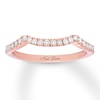 Previously Owned Neil Lane Diamond Wedding Band 1/4 ct tw Round-cut 14K Rose Gold