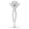 Thumbnail Image 3 of Previously Owned Neil Lane Diamond Engagement Ring 1-3/4 ct tw Cushion & Round-cut 14K White Gold - Size 8.5