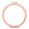 Thumbnail Image 3 of Previously Owned Emmy London Diamond Ring 1/8 ct tw Round-cut 10K Rose Gold Size 4