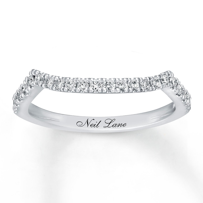 Previously Owned Neil Lane Wedding Band 1/4 ct tw Round-cut Diamonds 14K White Gold