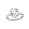Thumbnail Image 1 of Previously Owned Neil Lane Diamond Engagement Ring 2-1/8 ct tw Oval & Round-cut 14K White Gold