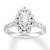 Thumbnail Image 1 of Previously Owned Neil Lane Diamond Engagement Ring 7/8 ct tw Marquise & Round-cut 14K White Gold