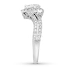Thumbnail Image 2 of Previously Owned Neil Lane Diamond Engagement Ring 1 ct tw Pear & Round-cut 14K White Gold