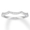 Thumbnail Image 1 of Previously Owned Neil Lane Diamond Wedding Band 1/6 ct tw Round-cut 14K White Gold