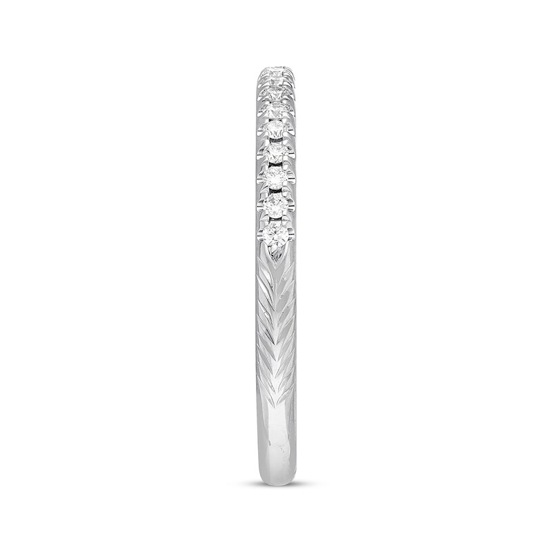 Main Image 3 of Previously Owned Neil Lane Diamond Wedding Band 1/5 ct tw Round-cut 14K White Gold