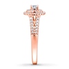Previously Owned Diamond Engagement Ring 3/8 ct tw Round-cut 10K Rose Gold