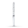Thumbnail Image 3 of Previously Owned Wedding Band 1/4 ct tw Round-cut Diamonds 14K White Gold