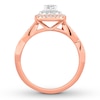 Thumbnail Image 2 of Previously Owned Diamond Engagement Ring 1/2 ct tw Round-cut 14K Two-Tone Gold