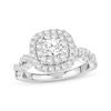 Thumbnail Image 1 of Previously Owned Diamond Engagement Ring 1-1/6 ct tw Round-cut 14K White Gold