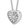 Thumbnail Image 3 of Previously Owned Emmy London Diamond Heart Necklace 1/8 ct tw Sterling Silver 20&quot;
