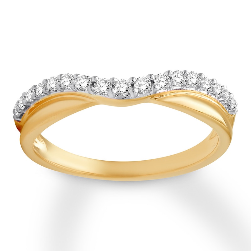 Main Image 1 of Previously Owned Diamond Enhancer Ring 1/2 ct tw 14K Yellow Gold