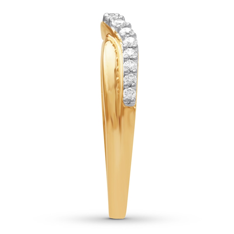 Main Image 3 of Previously Owned Diamond Enhancer Ring 1/2 ct tw 14K Yellow Gold