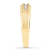 Thumbnail Image 3 of Previously Owned Men's Diamond Band 1/10 ct tw Round-cut 10K Yellow Gold