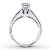 Thumbnail Image 2 of Previously Owned Diamond Ring Setting 1/3 ct tw Round-cut 14K White Gold