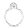 Thumbnail Image 2 of Previously Owned Diamond Engagement Ring 1/2 ct tw Pear & Round-cut 14K White Gold