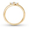 Thumbnail Image 1 of Previously Owned Ever Us Diamond Ring 1/4 ct tw Baguette & Round 10K Yellow Gold