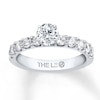 Thumbnail Image 1 of Previously Owned THE LEO Diamond Engagement Ring 1-3/8 ct tw Round-cut 14K White Gold