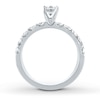 Thumbnail Image 1 of Previously Owned THE LEO Diamond Engagement Ring 1-3/8 ct tw Round-cut 14K White Gold