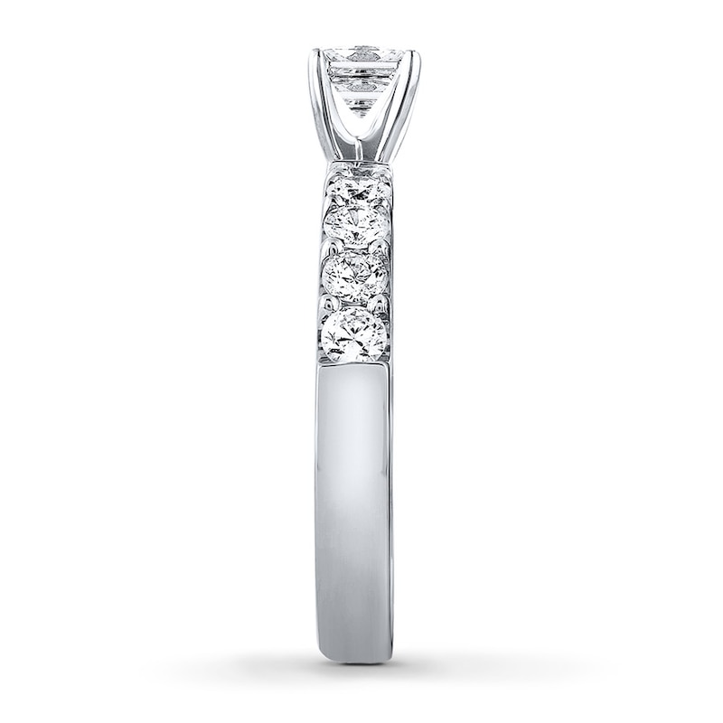 Main Image 3 of Previously Owned THE LEO Diamond Engagement Ring 1-3/8 ct tw Round-cut 14K White Gold