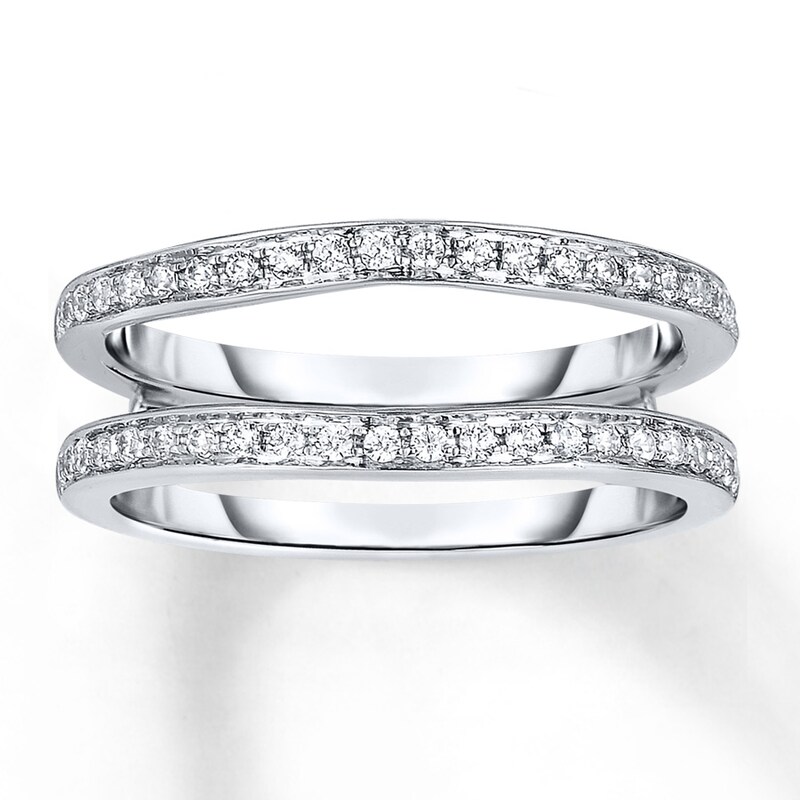 Main Image 1 of Previously Owned Enhancer 1/4 ct tw Round-cut Diamonds 14K White Gold