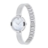 Previously Owned Movado AMIKA Women's Stainless Steel Bangle Watch 0607361