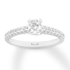 Thumbnail Image 1 of Previously Owned Ever Us Diamond Engagement Ring 5/8 ct tw Round-cut 14K White Gold