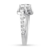 Thumbnail Image 2 of Previously Owned Ever Us Two-Stone Diamond Anniversary Ring 2 ct tw Round-cut 14K White Gold - Size 10