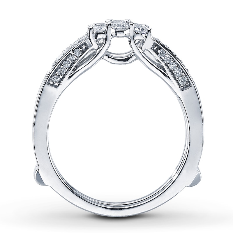 Previously Owned Enhancer 1/2 ct tw Round-cut Diamonds 14K White Gold