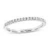 Thumbnail Image 0 of Previously Owned Diamond Wedding Band 1/10 ct tw Round-cut 10K White Gold - Size 9