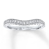 Previously Owned Diamond Wedding Band 1/5 ct tw Round-cut 10K White Gold