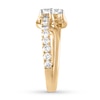 Thumbnail Image 2 of Previously Owned Ever Us Two-Stone Diamond Annivesary Ring 1-1/2 ct tw Round-cut 14K Yellow Gold - Size 4.5