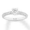 Thumbnail Image 1 of Previously Owned Ever Us Diamond Engagement Ring 5/8 ct tw Round-cut 14K White Gold - Size 7