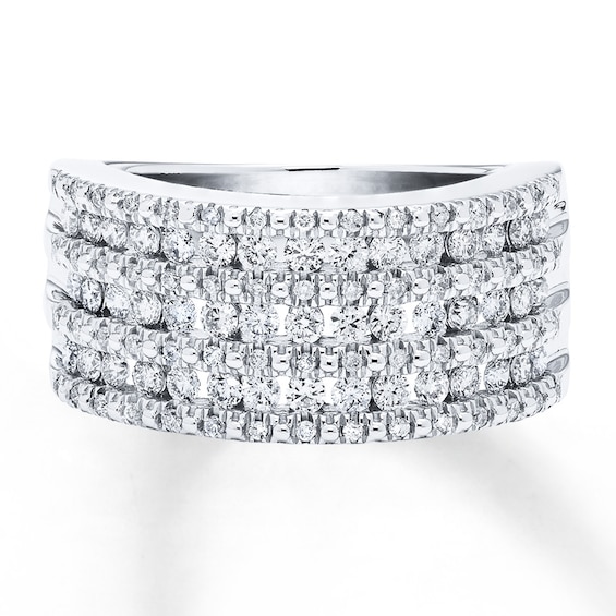 Previously Owned Diamond Ring 1 ct tw Round-cut 14K White Gold