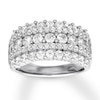 Thumbnail Image 1 of Previously Owned Diamond Anniversary Band 2 ct tw Round-cut 10K White Gold