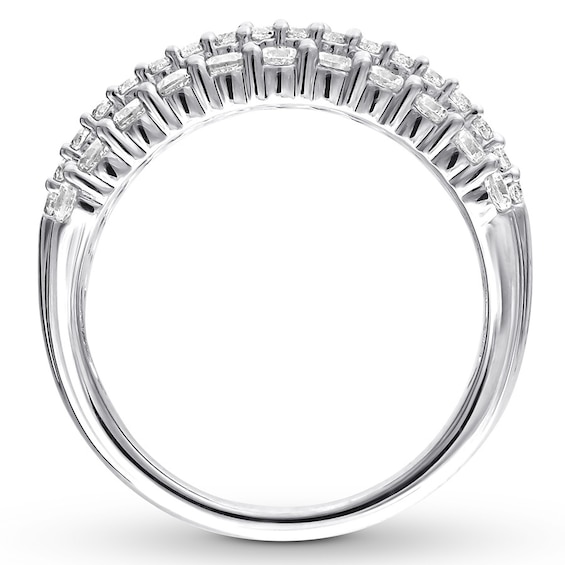 Thumbnail Image 2 of Previously Owned Diamond Anniversary Band 2 ct tw Round-cut 10K White Gold