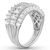 Thumbnail Image 3 of Previously Owned Diamond Anniversary Band 2 ct tw Round-cut 10K White Gold