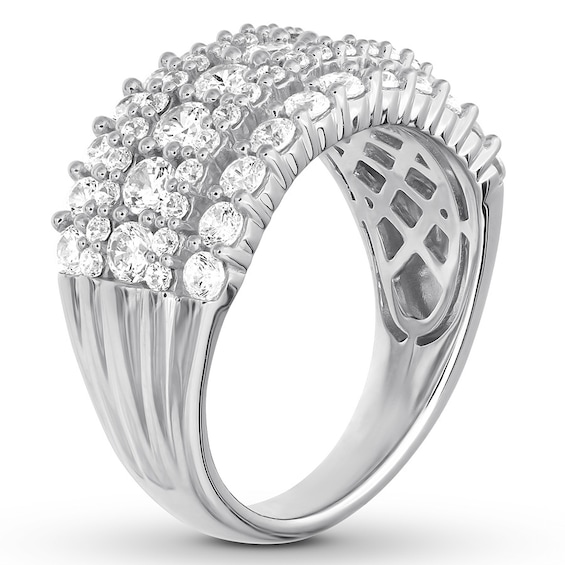 Thumbnail Image 3 of Previously Owned Diamond Anniversary Band 2 ct tw Round-cut 10K White Gold