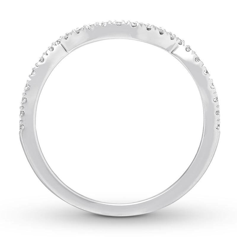 Main Image 2 of Previously Owned Neil Lane Diamond Wedding Band 1/4 ct tw Round-cut 14K White Gold