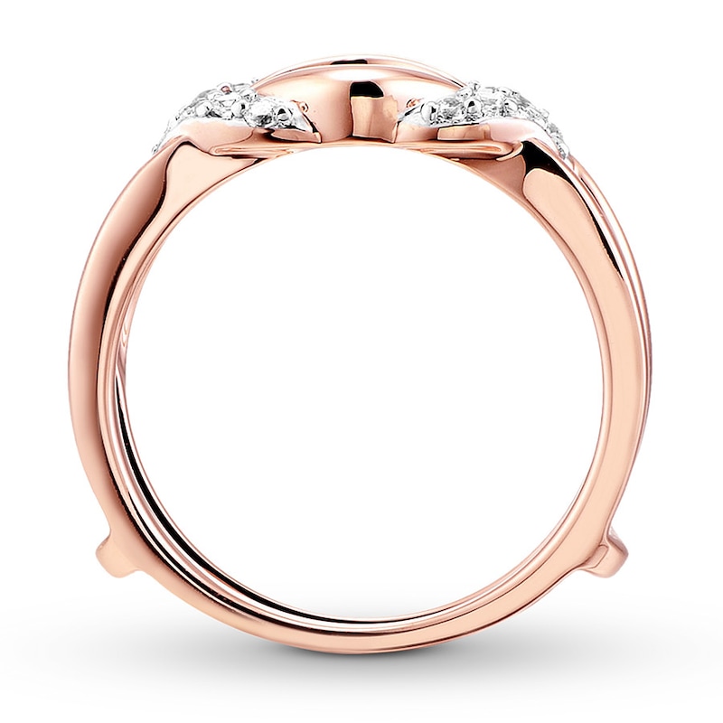 Previously Owned Diamond Enhancer Ring 1/6 ct tw Round-cut 14K Rose Gold