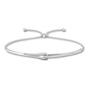Thumbnail Image 0 of Previously Owned Love + Be Loved Diamond Bolo Bracelet 1/4 ct tw 10K White Gold 9.5"