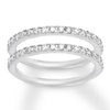 Thumbnail Image 0 of Previously Owned Diamond Wedding Bands 5/8 ct tw Round-cut 14K White Gold