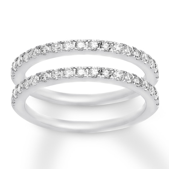 Previously Owned Diamond Wedding Bands 5/8 ct tw Round-cut 14K White Gold