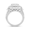 Previously Owned Diamond Engagement Ring 3 ct tw Round-cut 10K White Gold