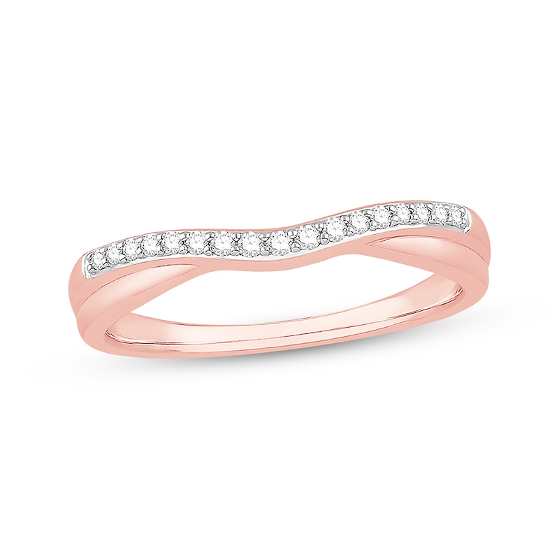 Main Image 1 of Previously Owned Diamond Anniversary Band 1/10 ct tw Round-Cut 14K Rose Gold