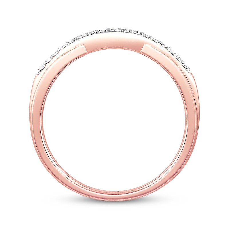 Main Image 3 of Previously Owned Diamond Anniversary Band 1/10 ct tw Round-Cut 14K Rose Gold