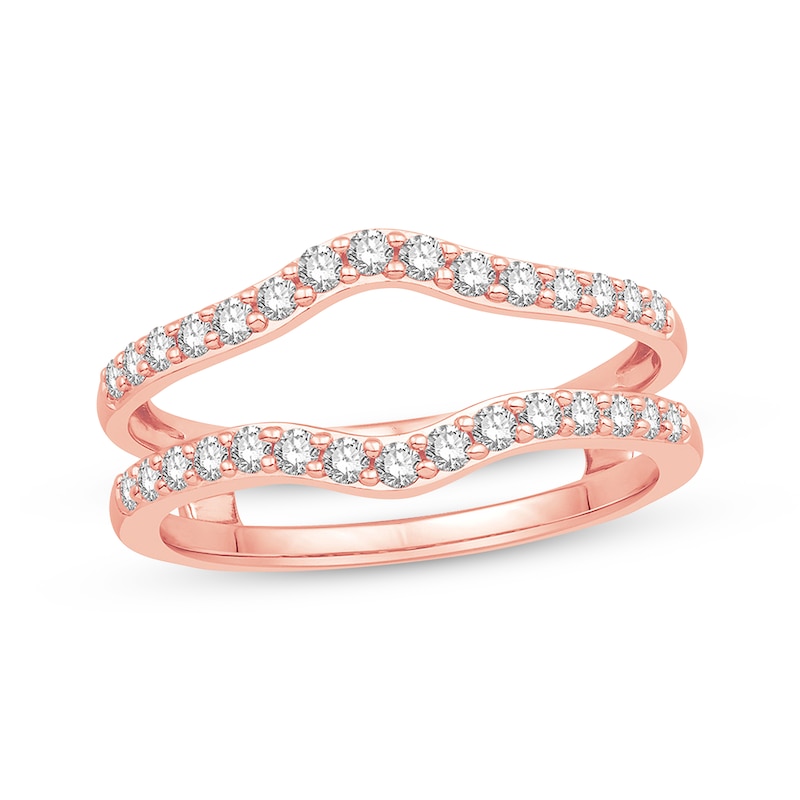 Main Image 1 of Previously Owned Diamond Enhancer Ring 1/2 ct tw Round-cut 14K Rose Gold