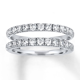 Previously Owned Diamond Enhancer Band 1 ct tw Round-cut 14K White Gold