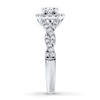 Thumbnail Image 3 of Previously Owned Diamond Engagement Ring 7/8 ct tw Round-cut 14K White Gold